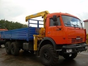 Автомобиль бортовой с КМУ soosan 736 l2 top