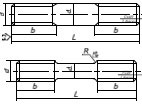 Шпильки ГОСТ 22042-76 для деталей с гладкими отверстиями