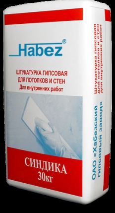 Сухая штукатурная смесь для ручного нанесения HABEZ -Синдик