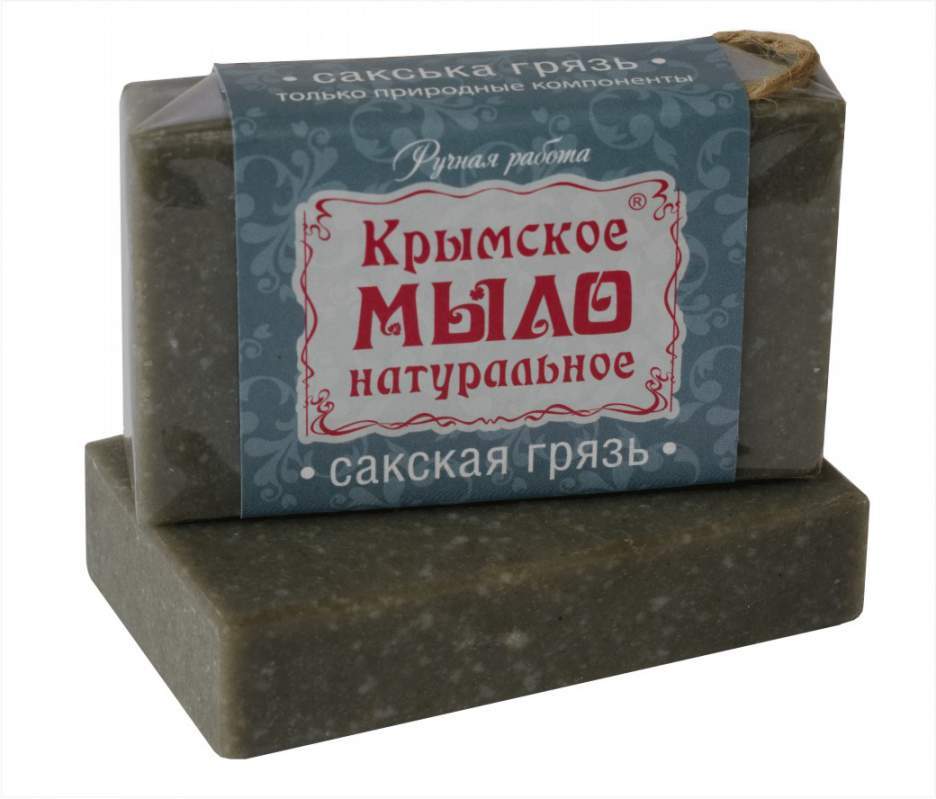 Крымское мыло натуральное с Сакской грязью