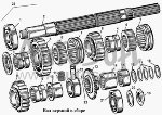 Подшипник верхнего вала КПП ЧТЗ