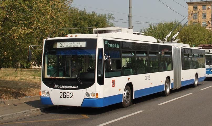 Сочлененный троллейбус 62151 