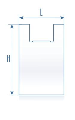 Пакет ПНД 30+(2х7)х55(15) окрашенный