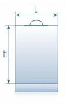 Пакет ПВД 70х95(60)с пластиковыми ручками 60