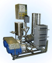 Установка для высокотемпературной пастеризации, стерилизации и охлаждения жидких пищевых продуктов с роторными нагревателями (стерилизатор)