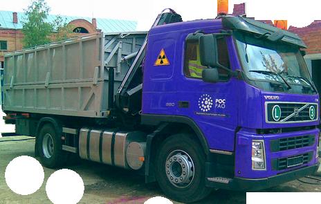 Спецавтомобиль для перевозки радиоактивных отходов Панцирь-15