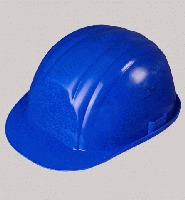 Каска строительная защитная синяя Универсал
