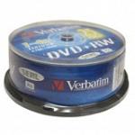 Диск DVD+RW(плюс) VERBATIM 4,7Gb