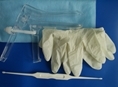Набор смотровой гинекологический Гинекологический набор (зеркало по Куско №2 винтовое, шпатель по Эйру (Ложка Фолькмана), салфетка (70х80), перчатки смотровые) стерильный