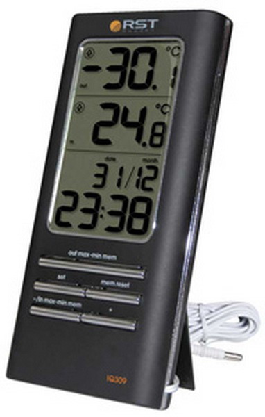 Термометр цифровой с часами и календарем