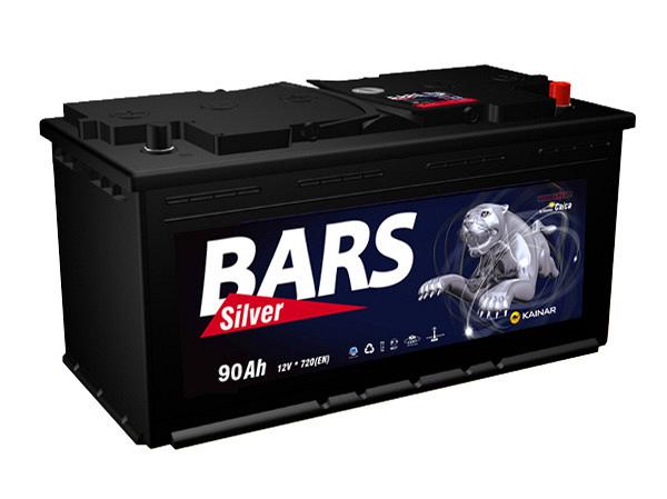 Аккумуляторная батарея 6СТ - 90 АПЗ Bars Silver