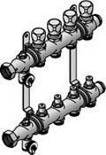 Коллектор стальной Uponor 10 петель с расходомерами
