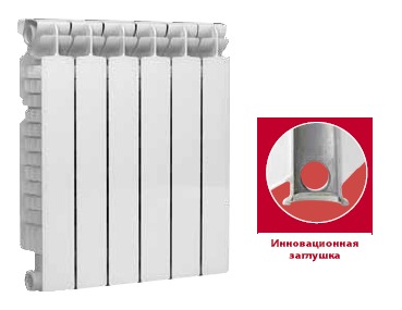 Радиатор алюминиевый Fondital Calidor SUPER ALETERNUM 350/100 6 секций