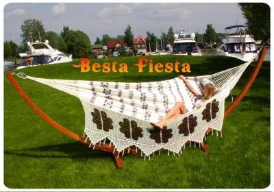 Гамак Sun-Hosinto 801А, темно-бежевый, 2600/2800х1850/2000 мм, Besta Fiesta