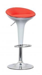 Барный стул Bomba Soft, белый-красный, 435х380х670/890 мм, Caffe Collezione