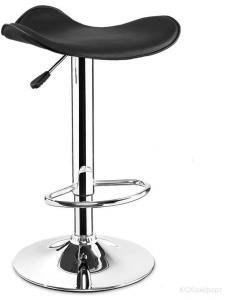 Барный стул Skat, черный, 460х460х620/830 мм, Caffe Collezione