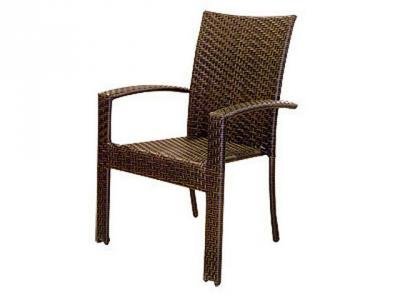 Кресло плетеное, коричневый, 655х580х950 мм, Garda, Garda 1011