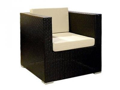 Кресло плетеное, темно-коричневый, 750х770х720 мм, Garda, Garda 1211