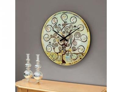 Настенные часы круглые, 600 мм, 600х600 мм, Tonin Casa, Albero Della Vita