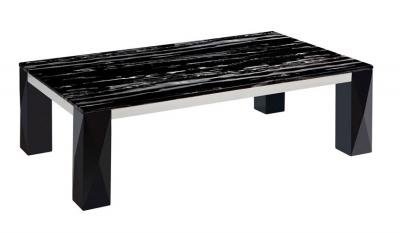 Журнальный стол Marmo, черный, 1300х750х390 мм, Simtrex, Eleganza