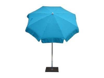 Зонт круглый с поворотной рамой, 2000 мм, голубой, Maffei, Alux