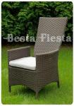 Раскладной плетеный стул Lavras, коричневый, 620х450х1150 мм, Besta Fiesta