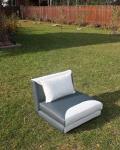 Эргономичное кресло-кровать, бело-серый, 740х800х550 мм, Ergo-Relax