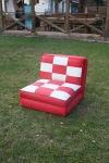 Эргономичное кресло-кровать, красно-белый, 740х900x700 мм, Ergo-Relax