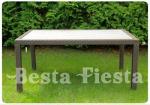 Стол плетеный Lavras 205, коричневый, 2050x1050x750 мм, Besta Fiesta