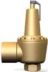 Клапан предохранительный латунный Prescor S Ду32-65 Ру16