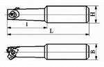 Резцы сборные расточные с механическим креплением цилиндрической вставки с режущим элементом из АСПК («Карбонадо») и Композита-01 (Эльбора-Р) ИС-224