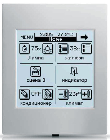 Сенсорная панель KNX/EIB InZennio Z38