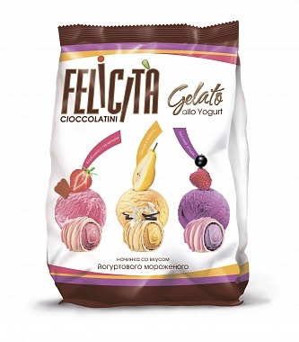 Конфеты Felicita Gelato allo Yogurt 150 г,