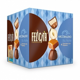 Конфеты в коробке Felicita Arcobaleno Blu Notte