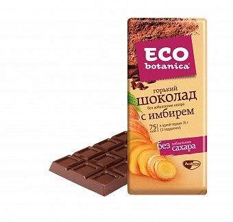 Eco - botanica Горький шоколад с имбирем