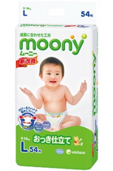 Подгузники для детей Moony 9-14 кг 54 шт.