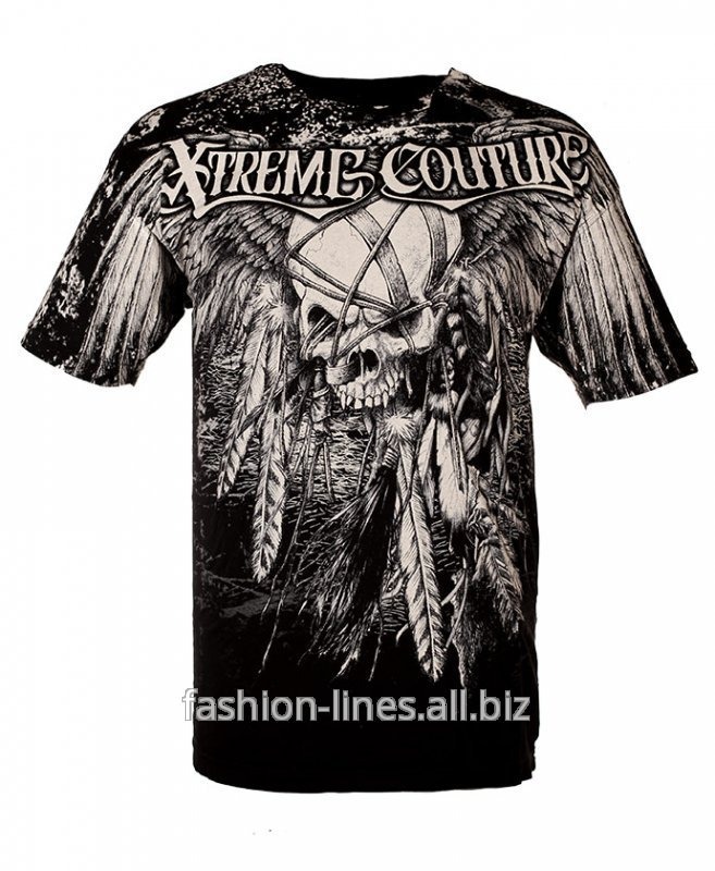 Мужская футболка Xtreme Couture Nikki с черепом индейца