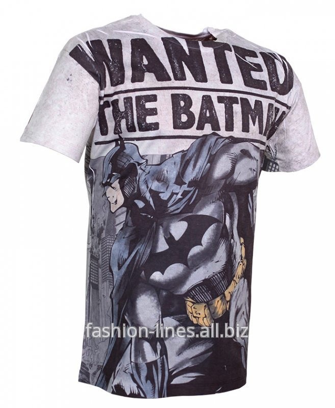 Мужская футболка MM High grade collection Batman: wanted с Бэтманом