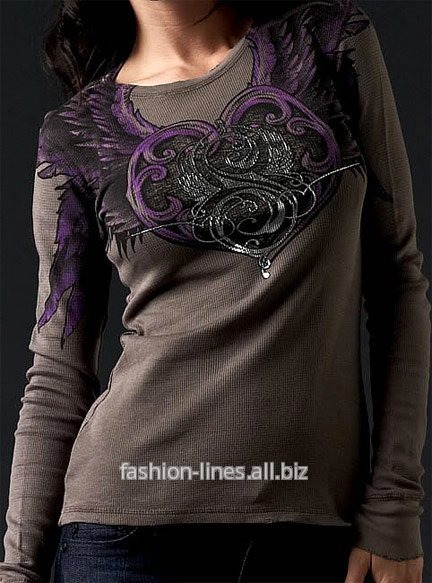 Женская футболка-термалка Sinful Azalea с длинным рукавом