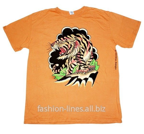 Футболка мужская Ed Hardy Tiger с тигром