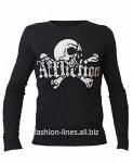 Мужской пуловер Affliction Punk Rock с пиратским черепом