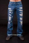 Мужские рваные джинсы Affliction Standard A