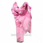 Розовый женский шарф Silk Soie Brilliance 1