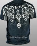 Футболка мужская Affliction Vantage с черепами