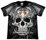 Футболка мужская Rock Eagle 2Dragons Skull