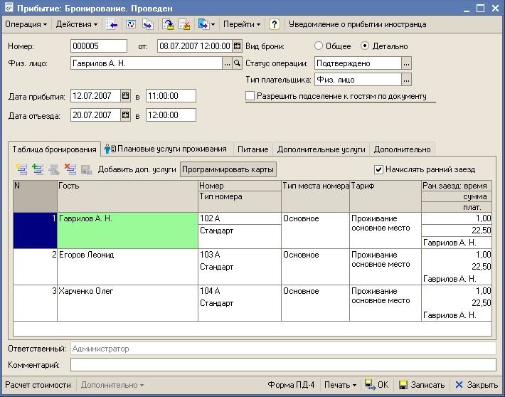 Программный продукт SandSoft Отель 5.0