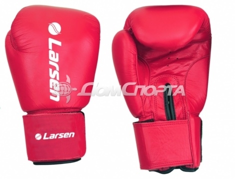 Перчатки боксерские (нат.кожа)   Larsen TC-0884 черный