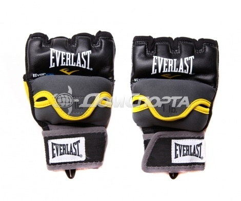 Перчатки гелевые с утяж. (1кг) Weighted Gel Everlast 4335GR