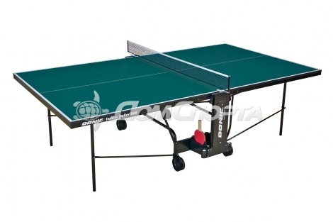 Стол для настольного тенниса Donic Indoor Roller 600 зеленый с сеткой 230286-G