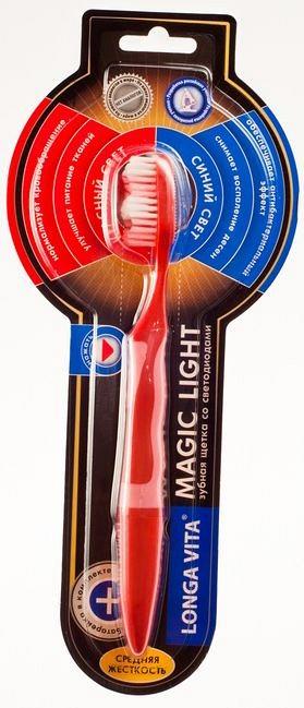 Зубная щетка со светодиодами Longa Vita Magic Light